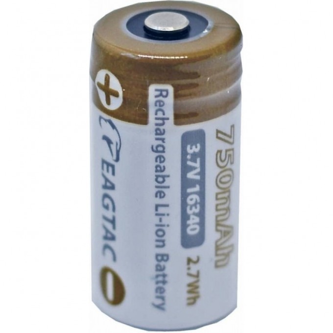 Аккумулятор EagleTac 16340 (750 мАч, защищенный) 6941368302457