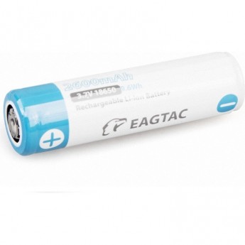 Аккумулятор EAGLETAC 18650 PCB 2600 мАч, защищенный Аккумулятор EAGLETAC 18650 PCB 2600 мАч, защищенный
