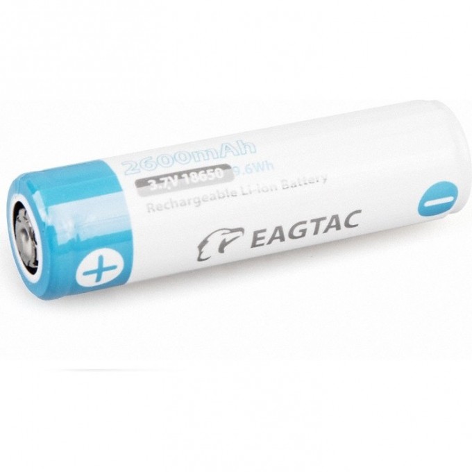 Аккумулятор EAGLETAC 18650 PCB 2600 мАч, защищенный 6941368220317