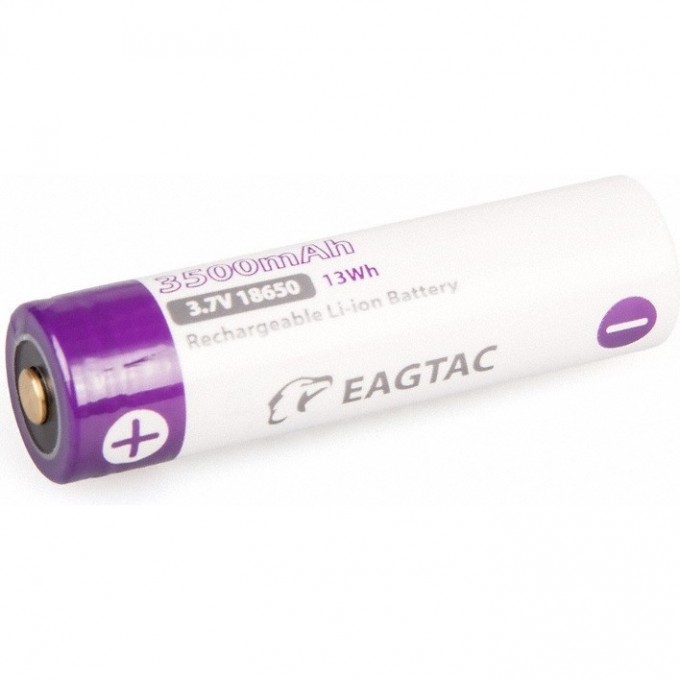 Аккумулятор EAGLETAC 18650 PCB 3500 мАч, защищенный 6941368220324