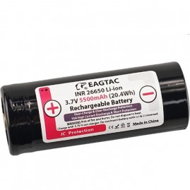 Аккумулятор EAGLETAC 26650 PCB 5500 мАч, защищенный Аккумулятор EAGLETAC 26650 PCB 5500 мАч, защищенный